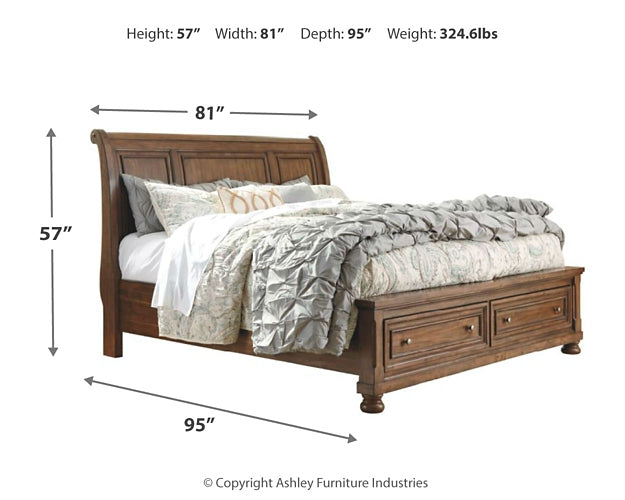 Robbinsdale  Sleigh Bed With Storage