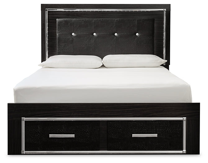 Kaydell  Panel Bed With Storage