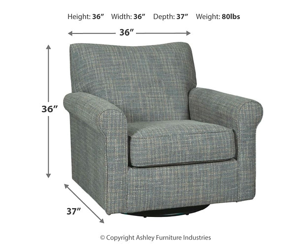 Renley Swivel Glider Accent Chair