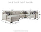 Dellara 5-Piece Sectional with Chaise