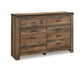 Trinell King/California King Panel Headboard with Dresser, Chest and Nightsand