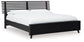 Danziar King Panel Bed with Mirrored Dresser, Chest and Nightstand