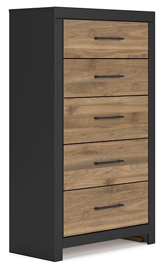 Vertani Five Drawer Chest