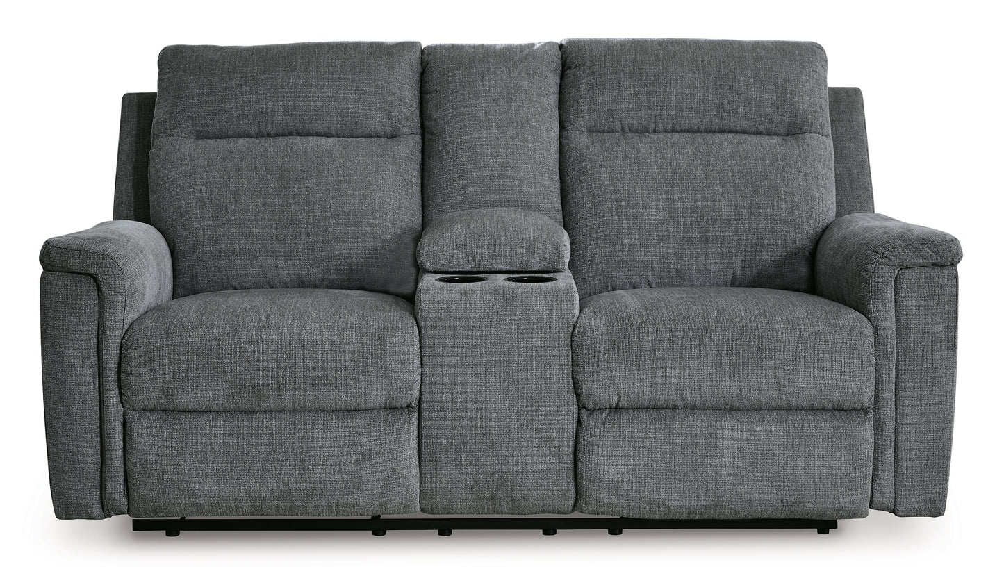 Barnsana DBL REC PWR Loveseat w/Console