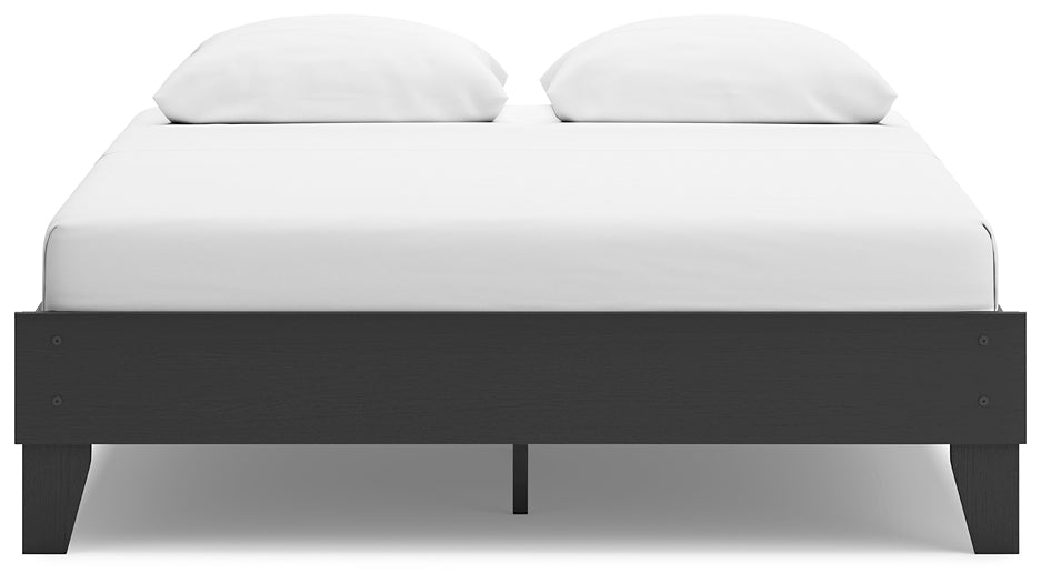 Socalle Queen Platform Bed with Dresser, Chest and Nightstand