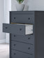 Simmenfort Five Drawer Chest