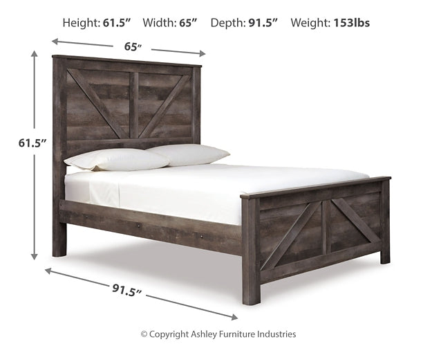 Wynnlow  Crossbuck Panel Bed