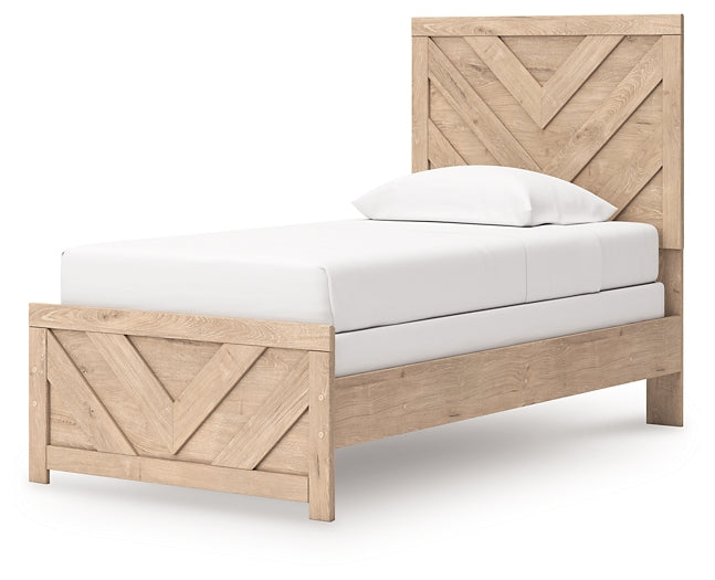 Sanginlane  Panel Bed