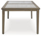 Rainier Ranch RECT Dining Table w/UMB OPT