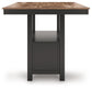 Wildenauer Counter Height Dining Table and 4 Barstools