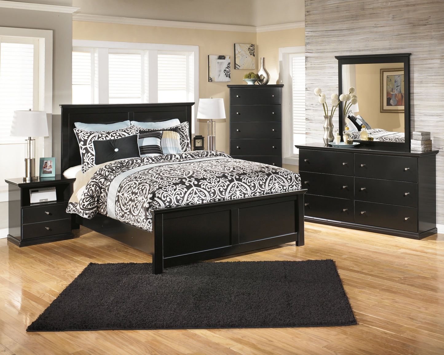 Maribel  Panel Bed