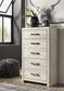 Cambeck Queen Panel Bed with 4 Storage Drawers with Mirrored Dresser, Chest and 2 Nightstands