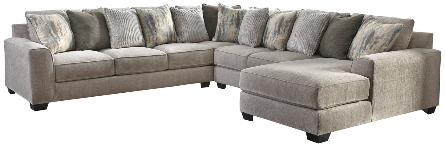 Ardsley 4-Piece Sectional with Ottoman