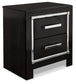 Kaydell King Upholstered Panel Storage Bed with Mirrored Dresser, Chest and Nightstand