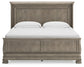 Lexorne King Sleigh Bed with Mirrored Dresser, Chest and 2 Nightstands