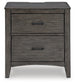 Montillan King Panel Bed with Mirrored Dresser, Chest and 2 Nightstands