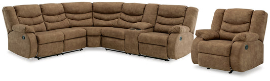 Partymate 2-Piece Sectional with Recliner