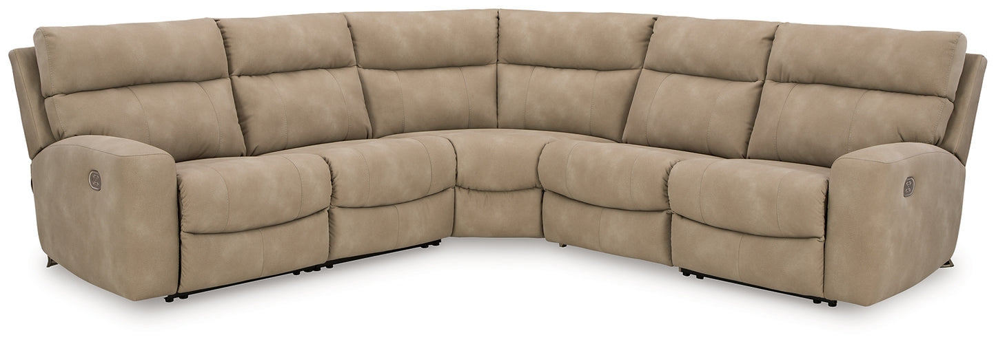 Next-Gen DuraPella 5-Piece Power Reclining Sectional